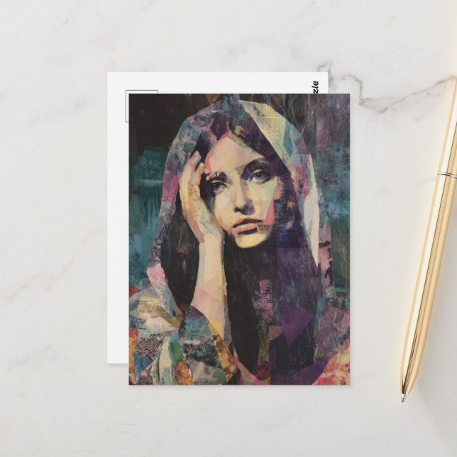 Postal Mary Collage (Anverso/Reverso In Situ)