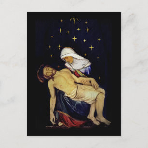 Postal Mary Holding Jesus