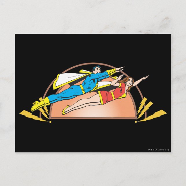 Postal Mary & Junior Fly (Anverso)