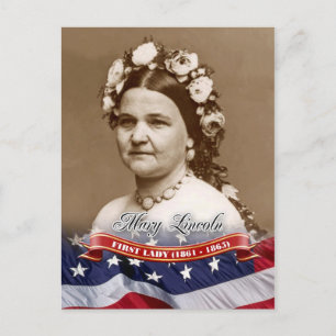Postal Mary Lincoln, Primera Dama de los Estados Unidos