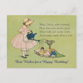 Postal Mary Mary Bastante Al Contrario Feliz Cumpleaños
