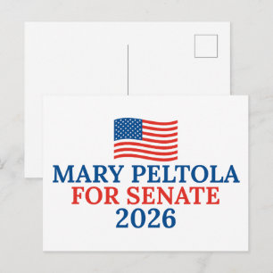 Postal Mary Peltola para el Senado Elección de Alaska 202