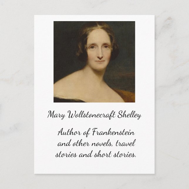 Postal Mary Wollstonecraft Shelley[- Autor Frankenstein (Anverso)