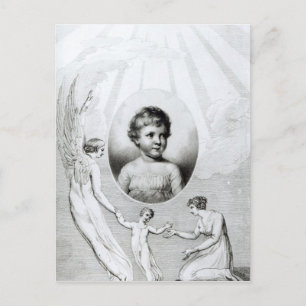 Postal Mary Wollstonecraft Shelley de niño