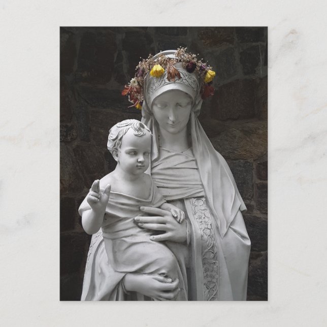 Postal Mary y Christ Child (Anverso)