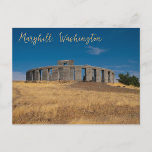 Postal Maryhill Washington Stonehenge Monumento de Guerra