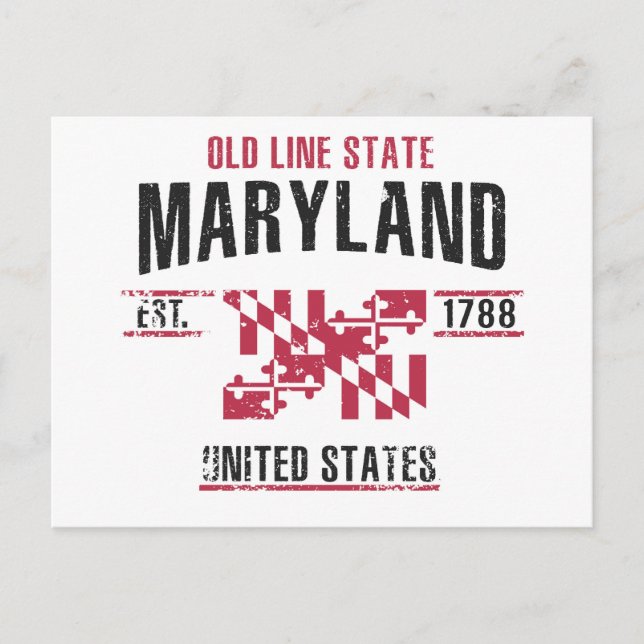 Postal Maryland (Anverso)
