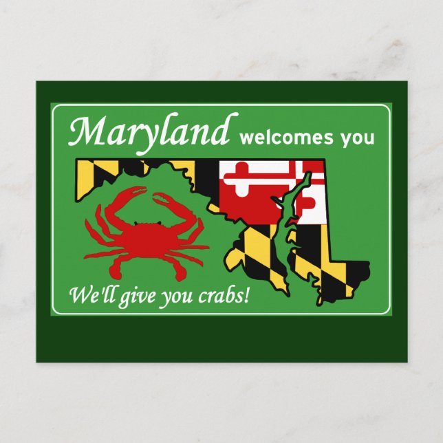 Postal Maryland (Anverso)