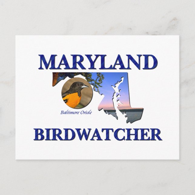 Postal Maryland Birdwatcher (Anverso)