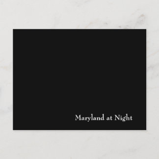 Postal Maryland de noche