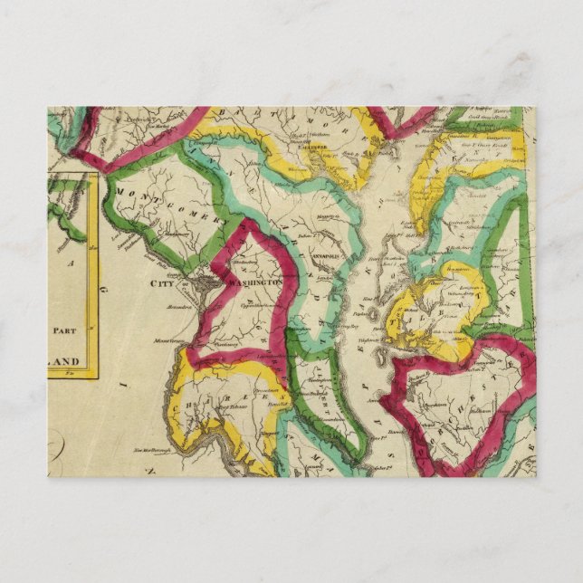 Postal Maryland General Atlas (Anverso)