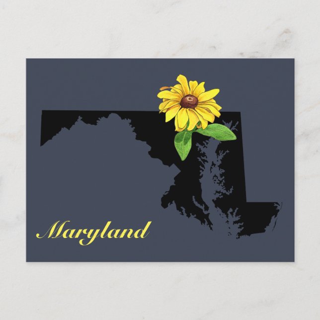 Postal Maryland Silhouette (Anverso)