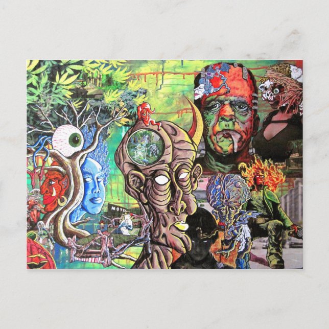 POSTAL "MÁS ALLÁ DE LA MENTE" (Anverso)