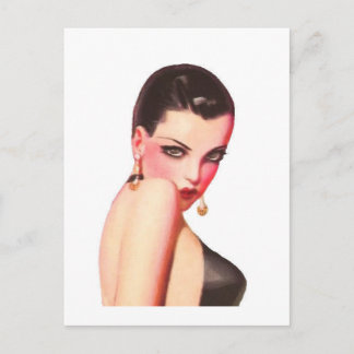 Postal Más allá de la mirada de hombro