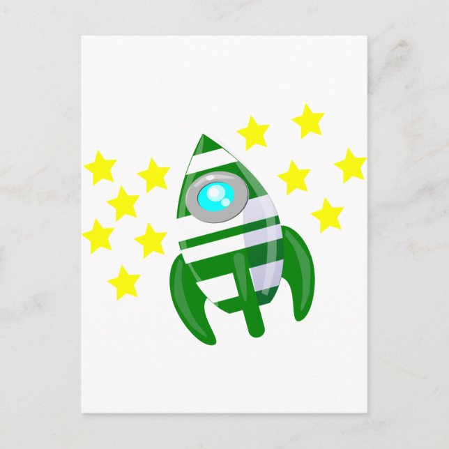 Postal Más allá de las estrellas (Anverso)