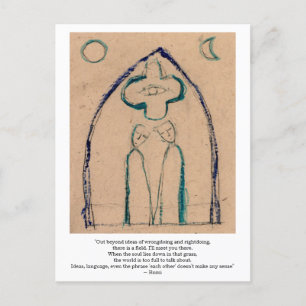 Postal Más allá de las ideas de hacer mal y hacer bien.