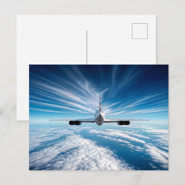 Postal Más allá del horizonte: Concordia desde atrás (Anverso / Reverso)