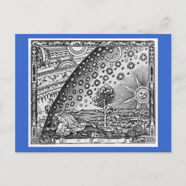 Postal Más allá del universo (Anverso)