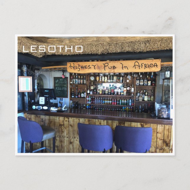 Postal más alta áfrica de pub (Anverso)