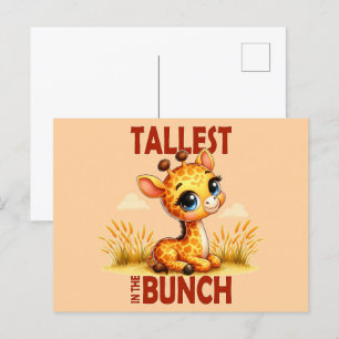 Postal Más alto en el juego de palabras de Bunch personal