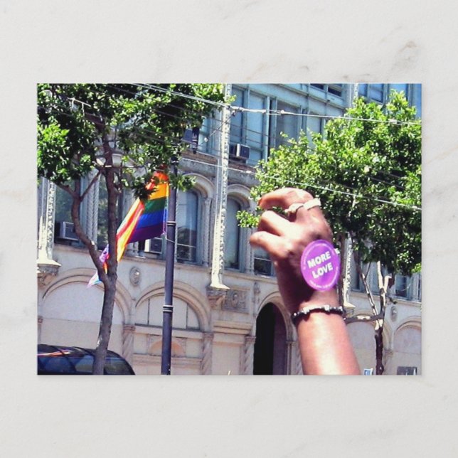 Postal Más amor (Anverso)