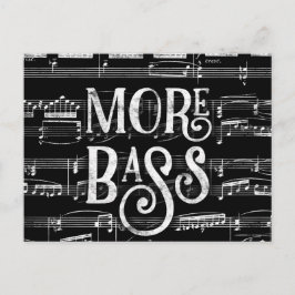 Postal Más Bajo Pizarra - Música Blanco Negro