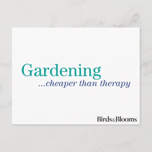 Postal Más barato que la terapia (Anverso)