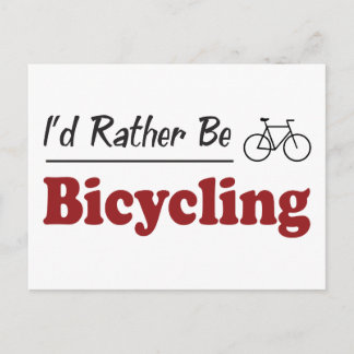 Postal Más bien ser ciclista