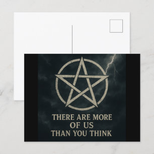 Postal Más de nosotros Wicca Postcard