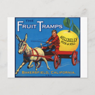 Postal Más diversión en el campo de la fruta