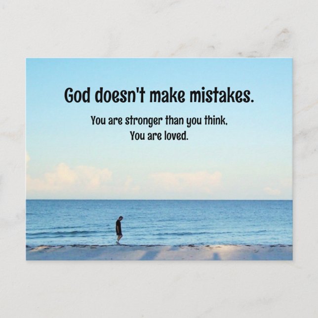 Postal Más Fuerte De Lo Que Crees (Anverso)