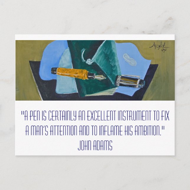 Postal Más fuerte que la espada (Anverso)