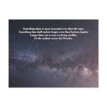 "Más inmortal que las estrellas" Cita Vía Láctea