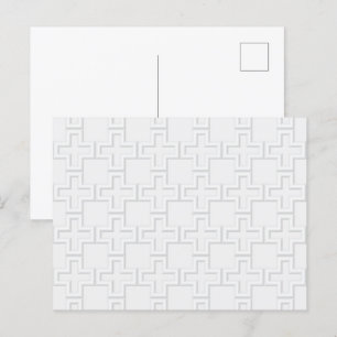 Postal Más patrón de superficie Grabado en relieve