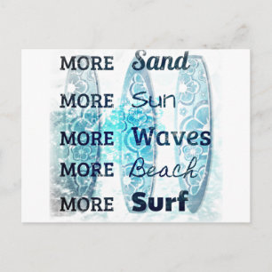 Postal Más vida de playa
