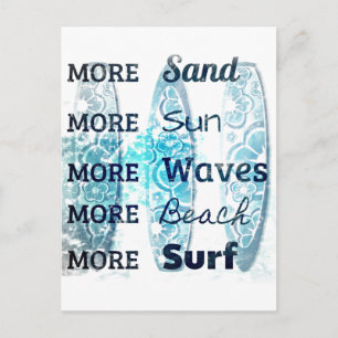 Postal Más vida en la playa