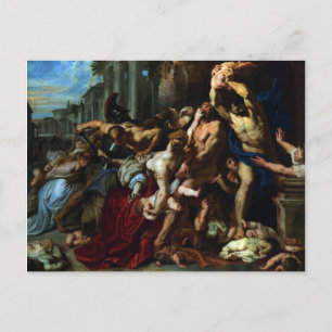 Postal Masacre de inocentes por Peter Paul Rubens