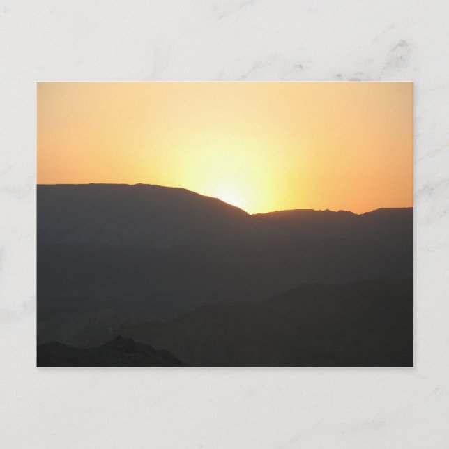 Postal Masada Sunrise - Personalizada (Anverso)