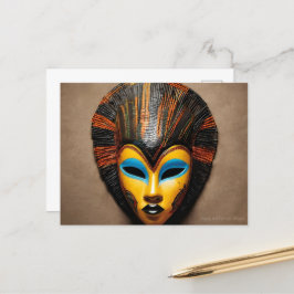 Postal Máscara Africana