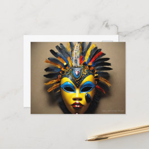 Postal Máscara Africana