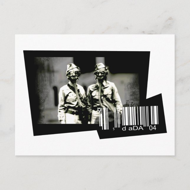 Postal máscara de gas (postal) (Anverso)