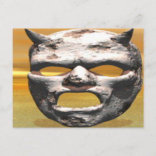 Postal Máscara de piedra