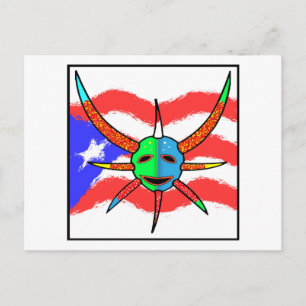 Postal máscara de vejigante