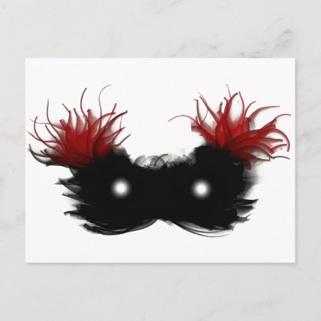 Postal Máscara del fantasma (Anverso)