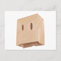 máscara facial de bolso de papel