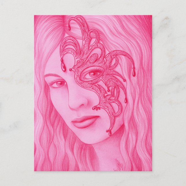 Postal Mascarada (Anverso)