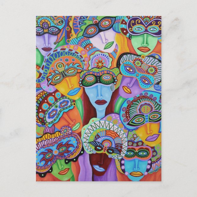 Postal Mascarada 7 (Anverso)