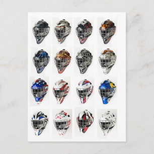 Postal Máscaras de hockey