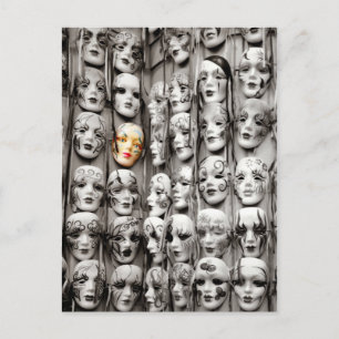 Postal Máscaras de Mardi Gras