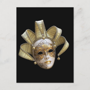 Postal Máscaras venecianas